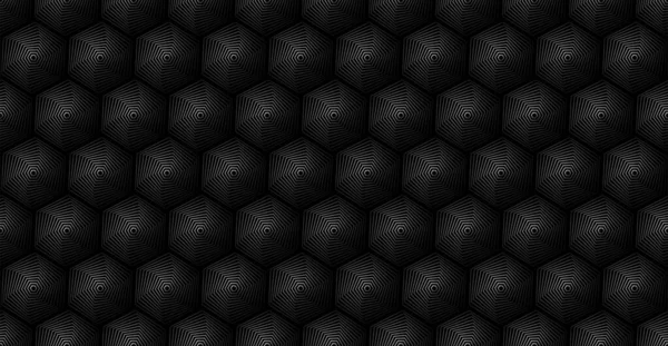 Abstract Hexagonaal Geometrische Achtergrond Raster Naadloos Patroon — Stockfoto