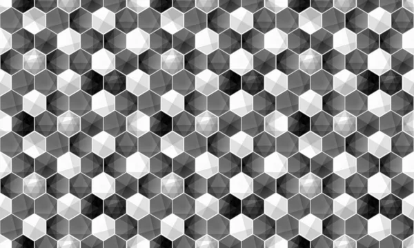 Abstract Hexagonaal Geometrische Achtergrond Raster Naadloos Patroon — Stockfoto