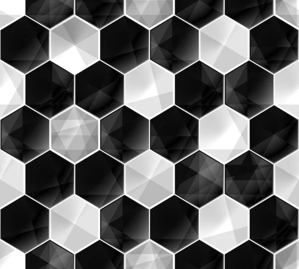 Abstrakt Hexagonal Bakgrund Geometriskt Rutnät Sömlös Mönster — Stockfoto