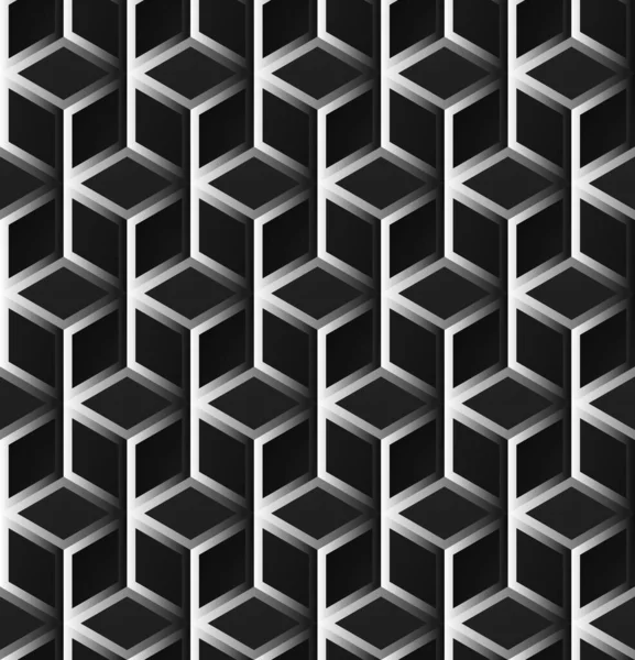 Abstract Hexagonaal Geometrische Achtergrond Raster Naadloos Patroon — Stockfoto