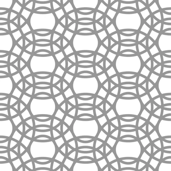 几何环无缝图案背景现代抽象几何网格纹理 — 图库照片