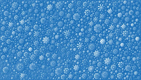 Абстрактна Структура Сніжинками Зимовий Фон Різдвяного Новорічного Дизайну — стокове фото