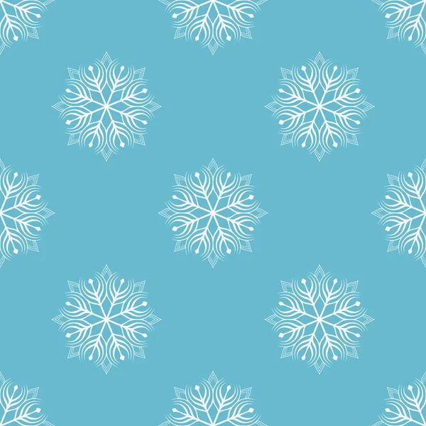Naadloze Textuur Patroon Met Sneeuwvlokken Winter Achtergrond Voor Kerstmis Nieuwjaar — Stockfoto