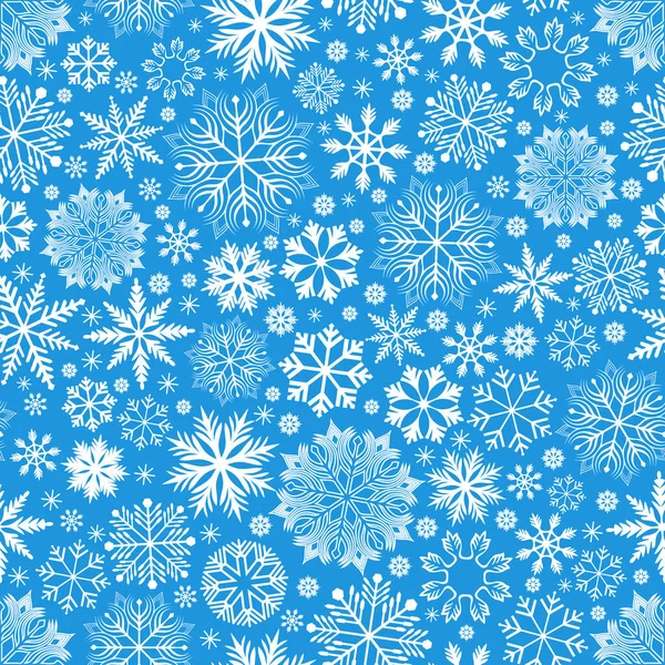 Seamless Texture Pattern Snowflakes Winter Background Christmas New Year Design — Stock Photo, Image