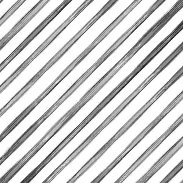 Abstract Diagonal Monochrome Striped Grunge Pattern Hand Drawn Black Ink — Stock Photo, Image