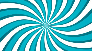 Dönen dairesel arkaplan sarmal dönüş ışınları Helix desenli güneş ışınları