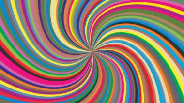 Dönen dairesel arkaplan sarmal dönüş ışınları Helix desenli güneş ışınları