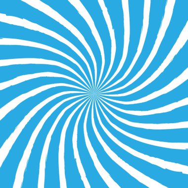 Dönen dairesel arkaplan sarmal dönüş ışınları Helix desenli güneş ışınları