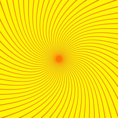 Dönen dairesel arkaplan sarmal dönüş ışınları Helix desenli güneş ışınları