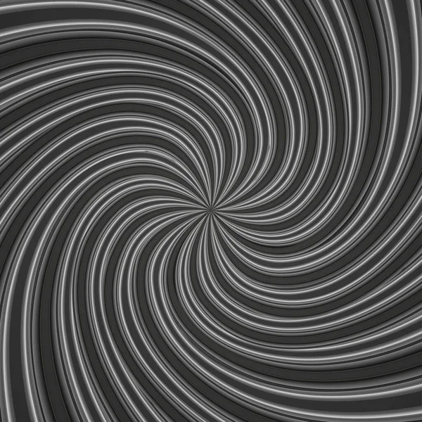 Black White Swirling Radial Background Helix Rotation Rays Helix Pattern — Stock Photo, Image
