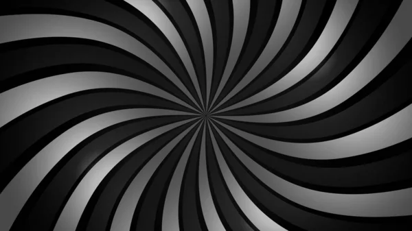 Czarno Białe Wirujące Promieniowe Tło Helix Promienie Rotacyjne Wzór Helix — Zdjęcie stockowe