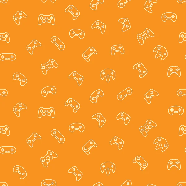 Video game controller gamepad background Gadgets and devices seamless pattern