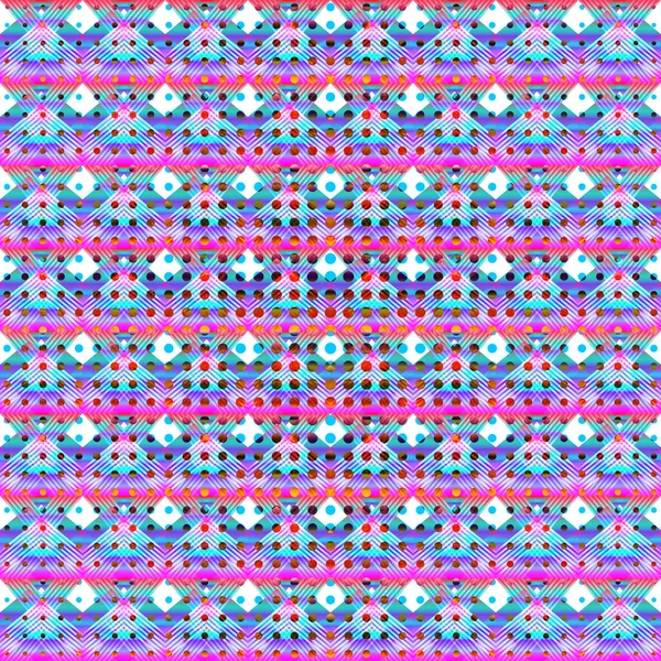 Geometrické Pozadí Mřížky Moderní Barevné Abstraktní Vícebarevné Textury Bezešvný Vzor — Stock fotografie