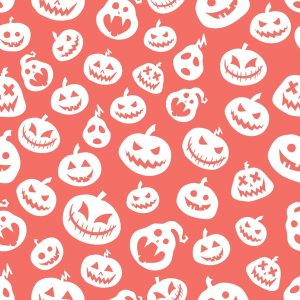 Pumpa Bakgrund Halloween Sömlös Mönster Holiday Illustratio — Stockfoto