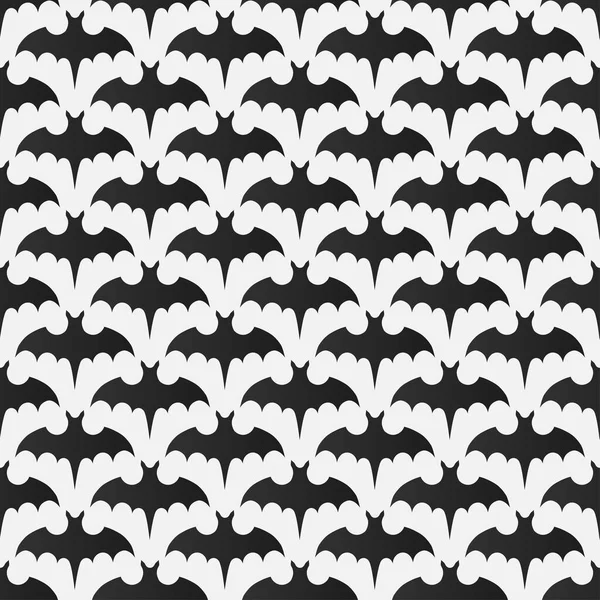 Bat Fundo Halloween Sem Costura Padrão Ilustração Férias — Fotografia de Stock