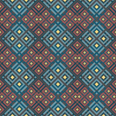 Akdeniz tarzı seramik seramik desen Etnik halk süslemesi Renksiz dikişsiz geometrik desen