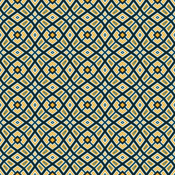 地中海风格瓷砖图案少数民族民俗装饰品色彩斑斓的无缝几何图案 — 图库照片