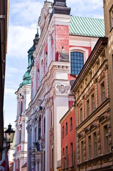 Poznań Bazylika Budynek Widok — Zdjęcie stockowe