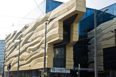 Poznan/Polonya - 6 Şubat 2019: Galeria Mm modern mimari