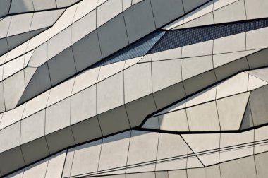 Poznan/Polonya - 6 Şubat 2019: Galeria Mm modern mimari