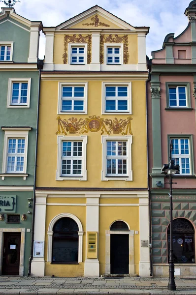 Poznan Polonia Febbraio 2019 Piazza Della Città Vecchia Con Edifici — Foto Stock