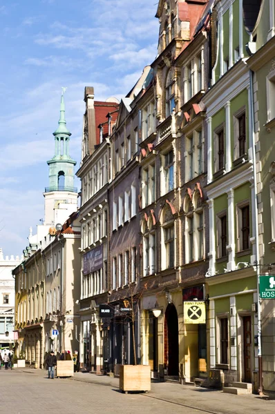 Poznan Polonia Febrero 2019 Calle Wroclawska Casco Antiguo — Foto de Stock