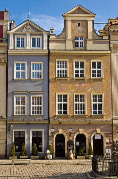 Poznan Polonia Febbraio 2019 Edifici Colorati Della Piazza Della Città — Foto Stock