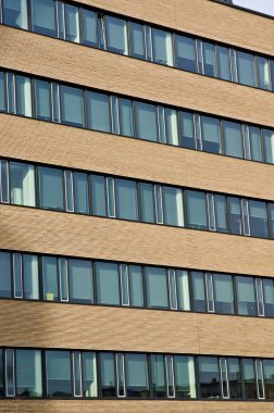 Poznan Polonya bina modern bir ofis Windows