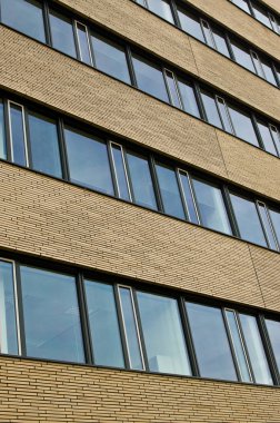 Poznan Polonya bina modern bir ofis Windows