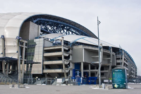 Poznan Pologne Février 2019 Extérieur Stade Football Lech Poznan — Photo