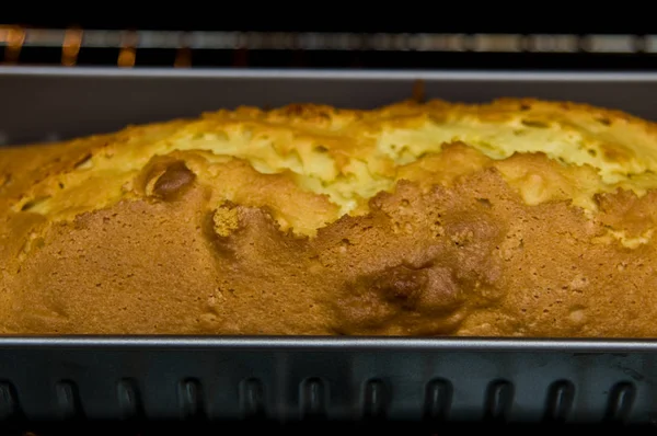 Stilleven Voedsel Foto Van Zelfgemaakte Sandcake — Stockfoto