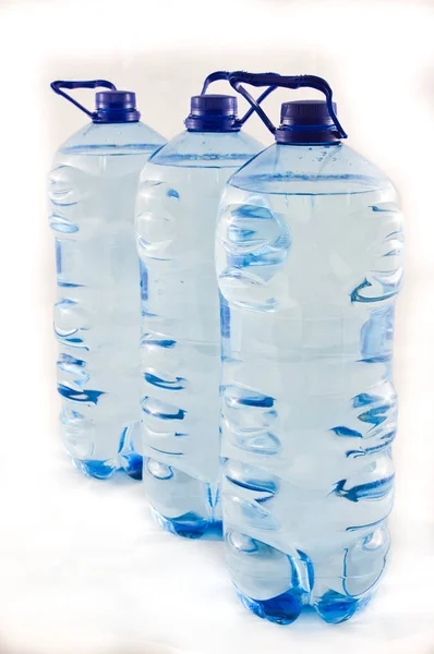 Plastic Five Litre Water Bottle Isolated — Stock Photo, Image