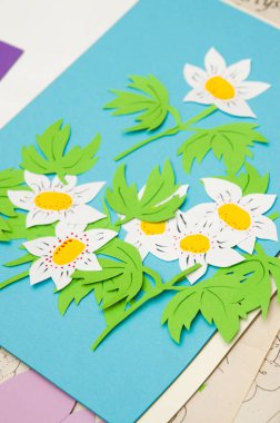 Kağıt el sanatları kesik