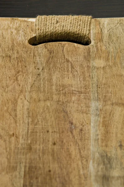 Wooden cutting board background — Stock Photo, Image