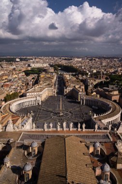 Italien Aussicht Rom Petersplatz Piazza San Pietro view
