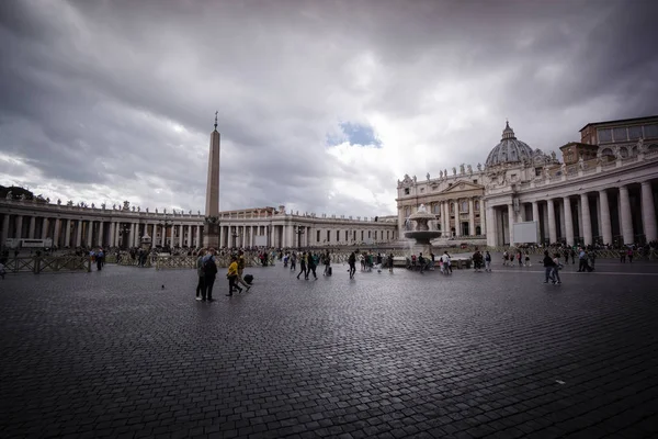 Italien Katolischer Platz Vatikanstadt Piazza San Pietro Vaticano — Foto Stock