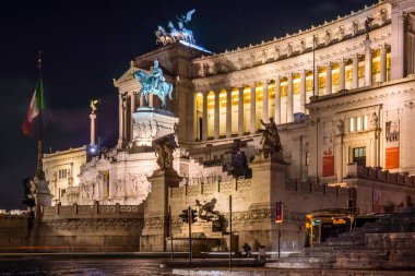 Italien Rom gece Viktor Emanuelsdenkmal Rom bei Nacht