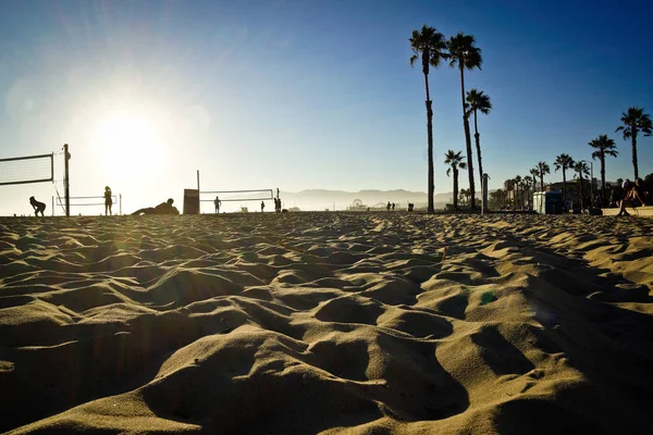 California Usa Beach Los Angeles Volleyball Venice — Stock Photo, Image