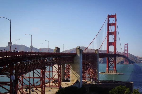 San Francisco California Usa Golden Gate Sole Senza Nuvole — Foto Stock