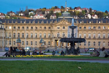 Alman Kalesi su çeşme şehir park stuttgart