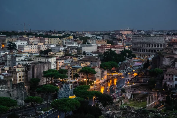 Włochy Piazza Venezia Skyline Historii Miasta Cesarstwa Rzymskiego — Zdjęcie stockowe