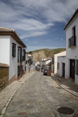 İspanya Endülüs seyahat El Torcal de Antequera şehir beyaz Köyü
