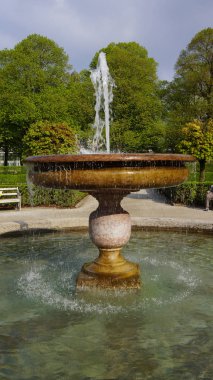 diana Tapınağı İngilizce Bahçe royal park munich Bavyera çeşme