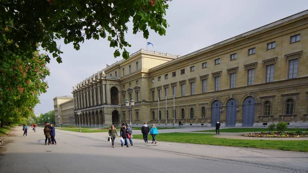 Bavyera Münih odeons mimari royal residence kare — Stok fotoğraf