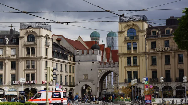 München Bayern Karlsplatz Carls Tor Stachus Stadt Stadt — Stockfoto