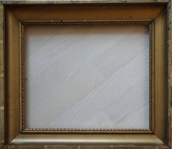Golden retro picture frame decorative — Stock Photo, Image