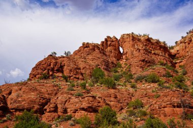 kırmızı kaya Sedona benzersiz taş oluşumu