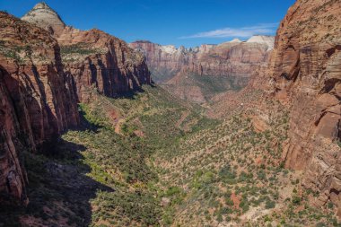 Zion Canyon Utah uzak görüş