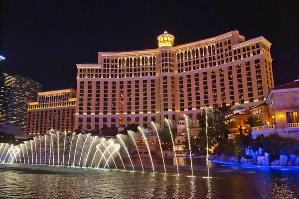 Las Vegas ünlü su oyunları — Stok fotoğraf