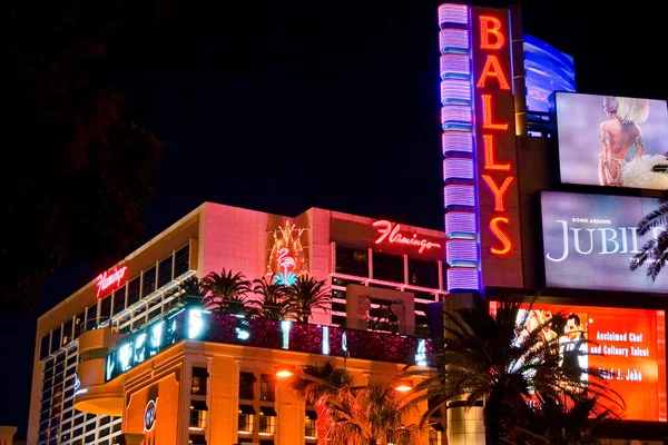 Las vegas blvd at night — Stock Photo, Image